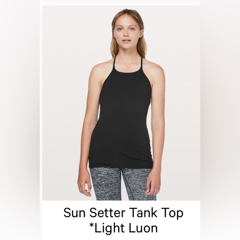 Lululemon Sun Setter Y-back tank